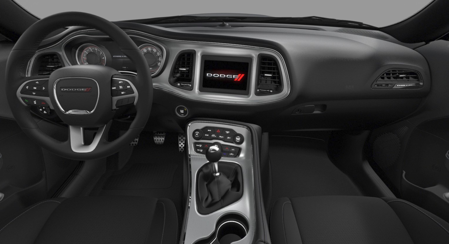 2019 Dodge Challenger RT Black Interior